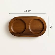 Nestelle™ Natural Acacia Wood Salt & Pepper Grinder + Base Included