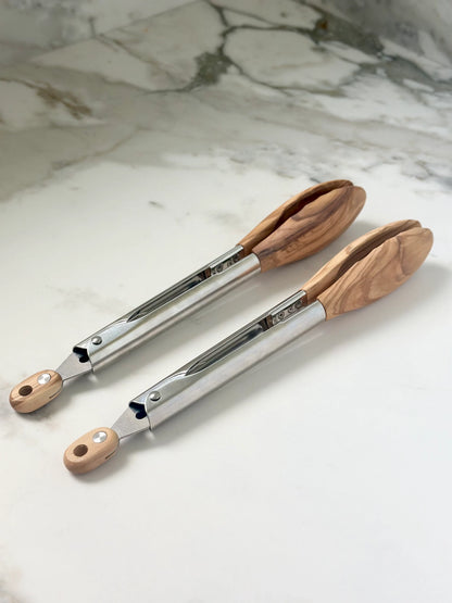 Nestelle™ Natural Wooden Tongs